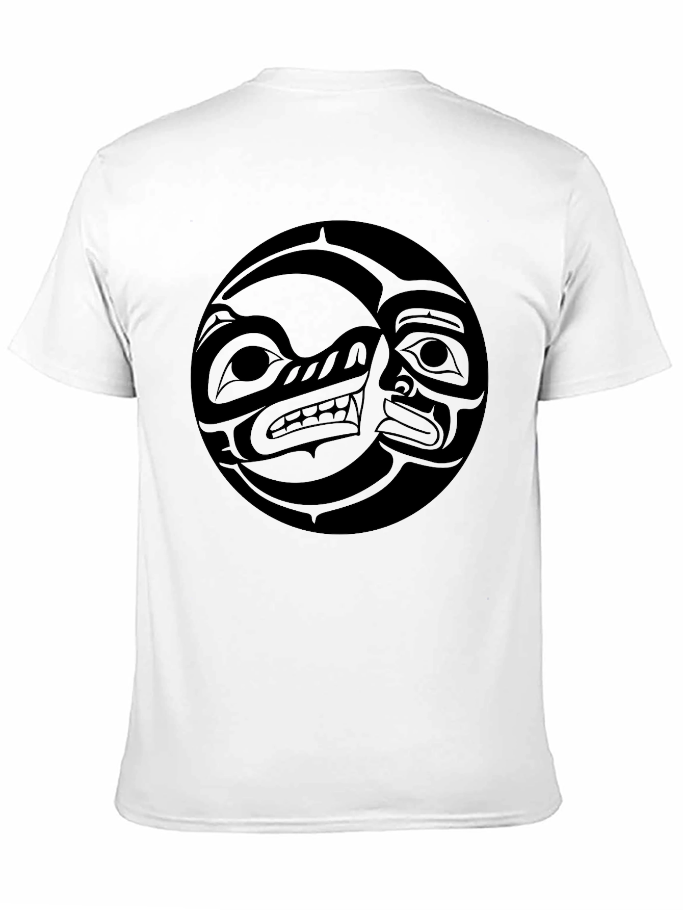 Tribal Art Graphic Black T-Shirt