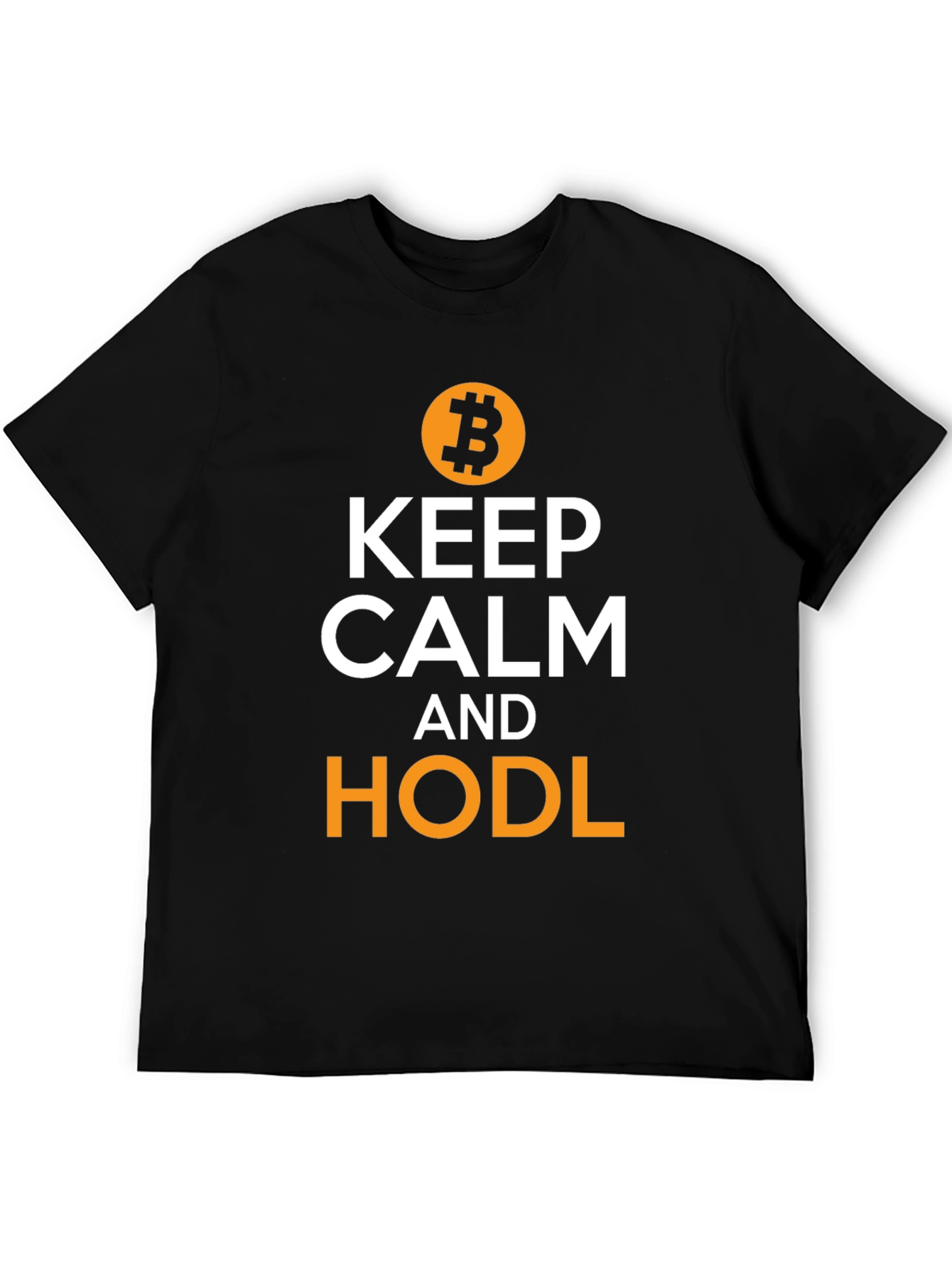 Bitcoin HODL T-Shirt - Keep Calm Crypto Tee