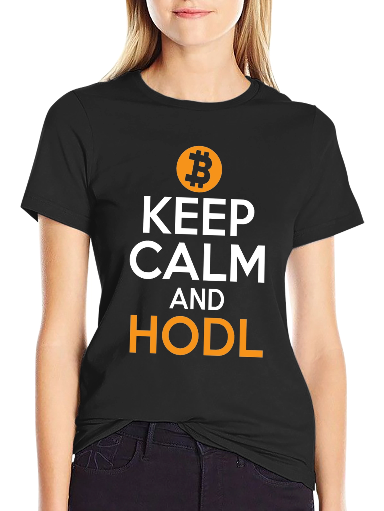 Bitcoin HODL T-Shirt - Keep Calm Crypto Tee