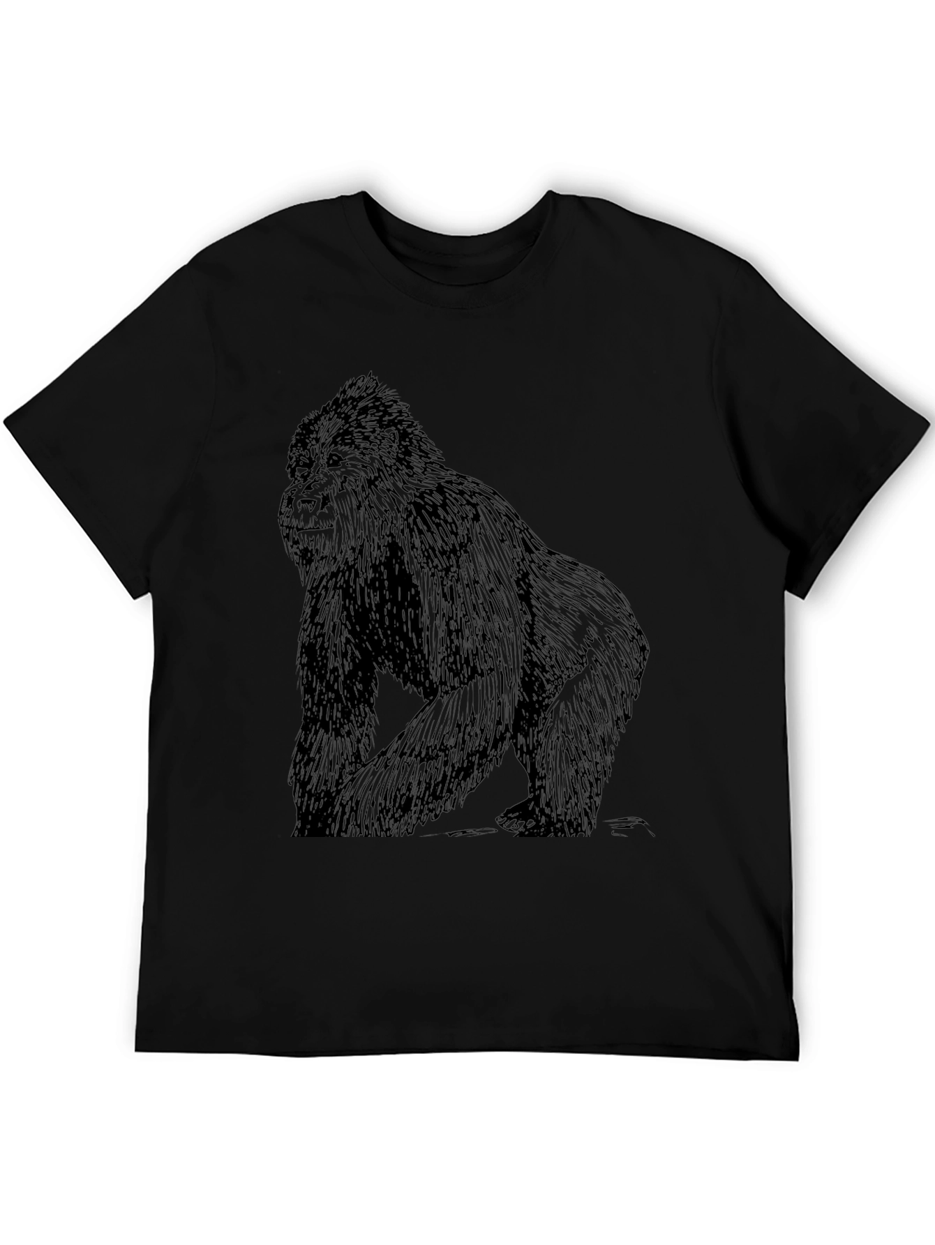 Gorilla Graphic T-Shirt - Black