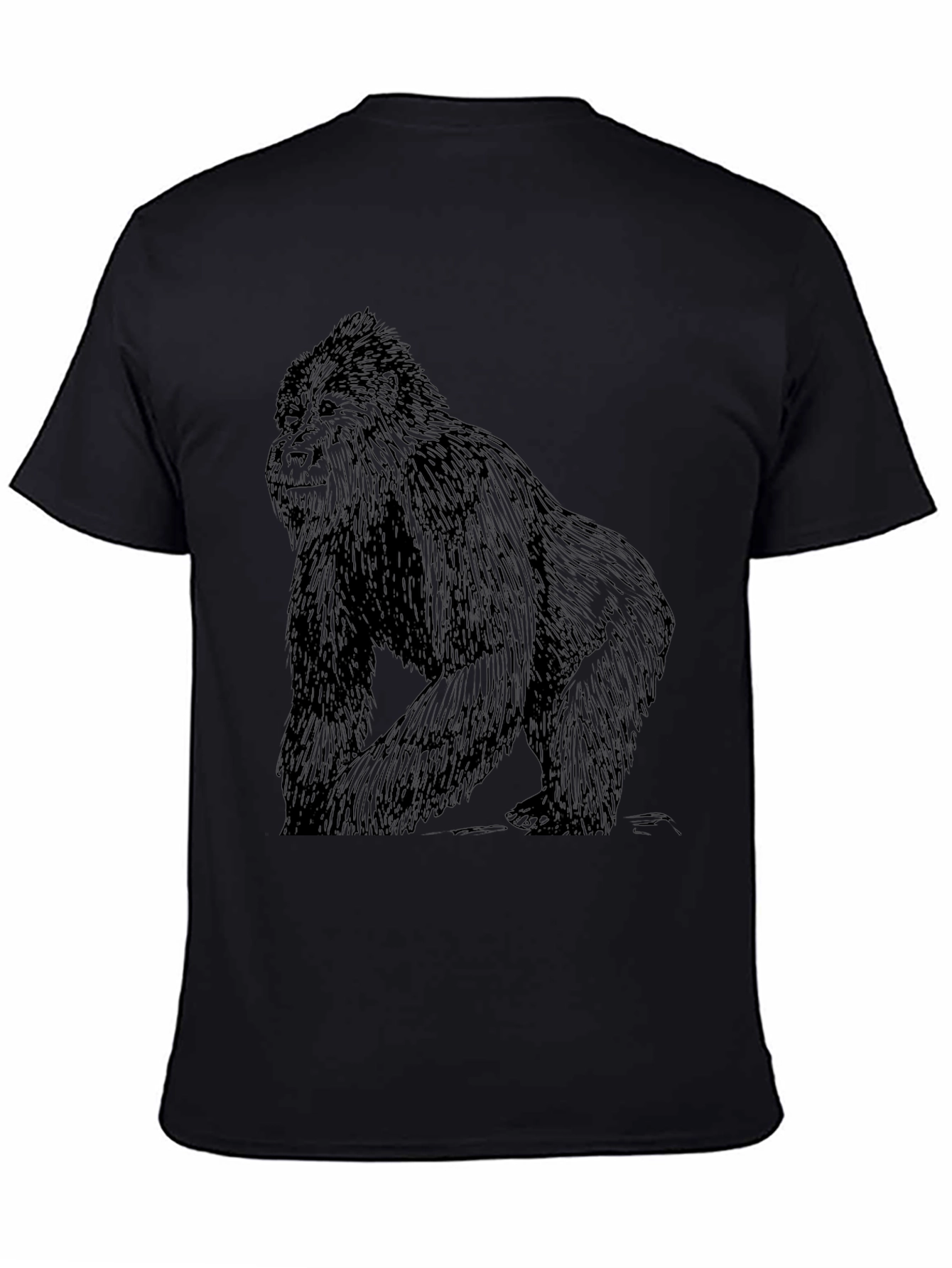 Gorilla Graphic T-Shirt - Black