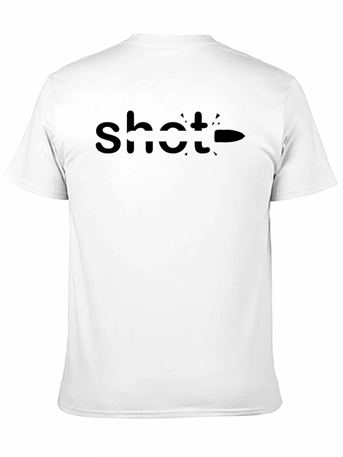 Shot Bullet Graphic Tee - Mens Black T-Shirt