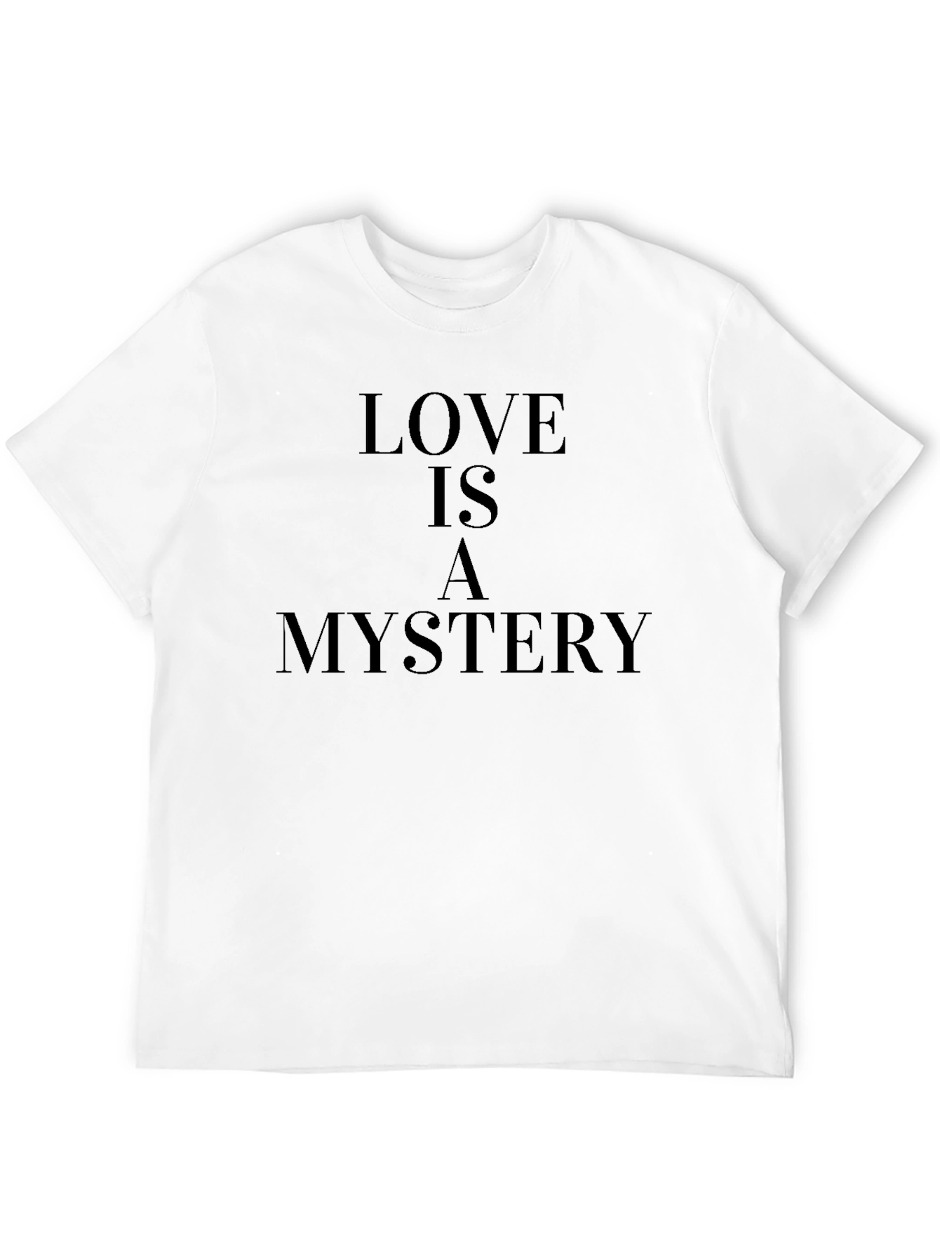 Love Is A Mystery Graphic Tee - Black