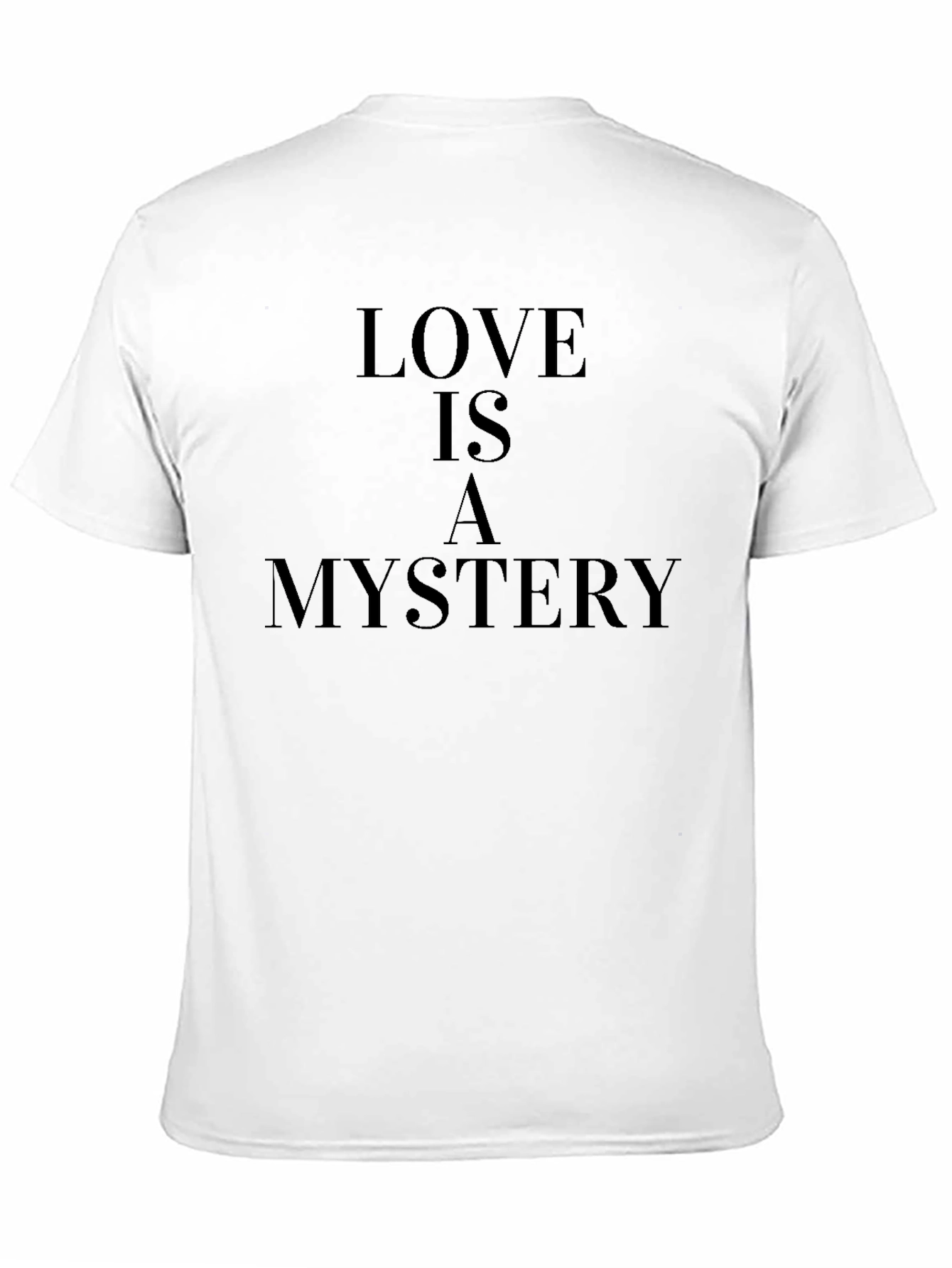 Love Is A Mystery Graphic Tee - Black