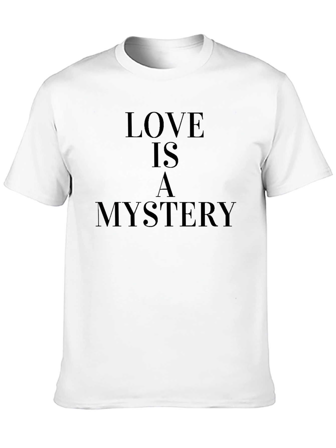 Love Is A Mystery Graphic Tee - Black