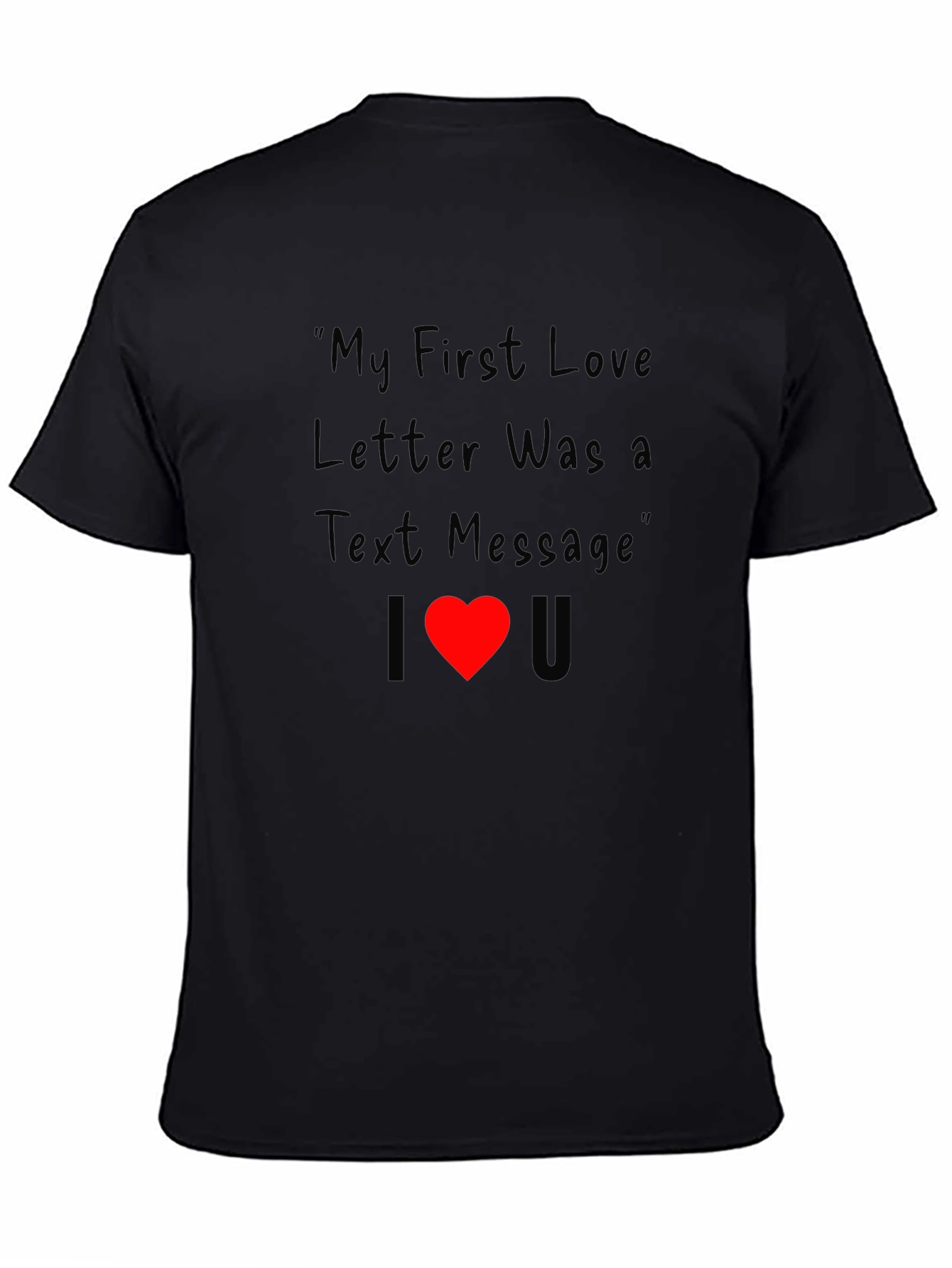 Funny I Heart You Text Message T-Shirt