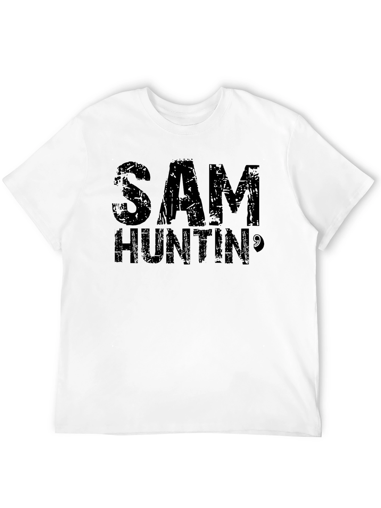 Sam Huntin Black Graphic T-Shirt