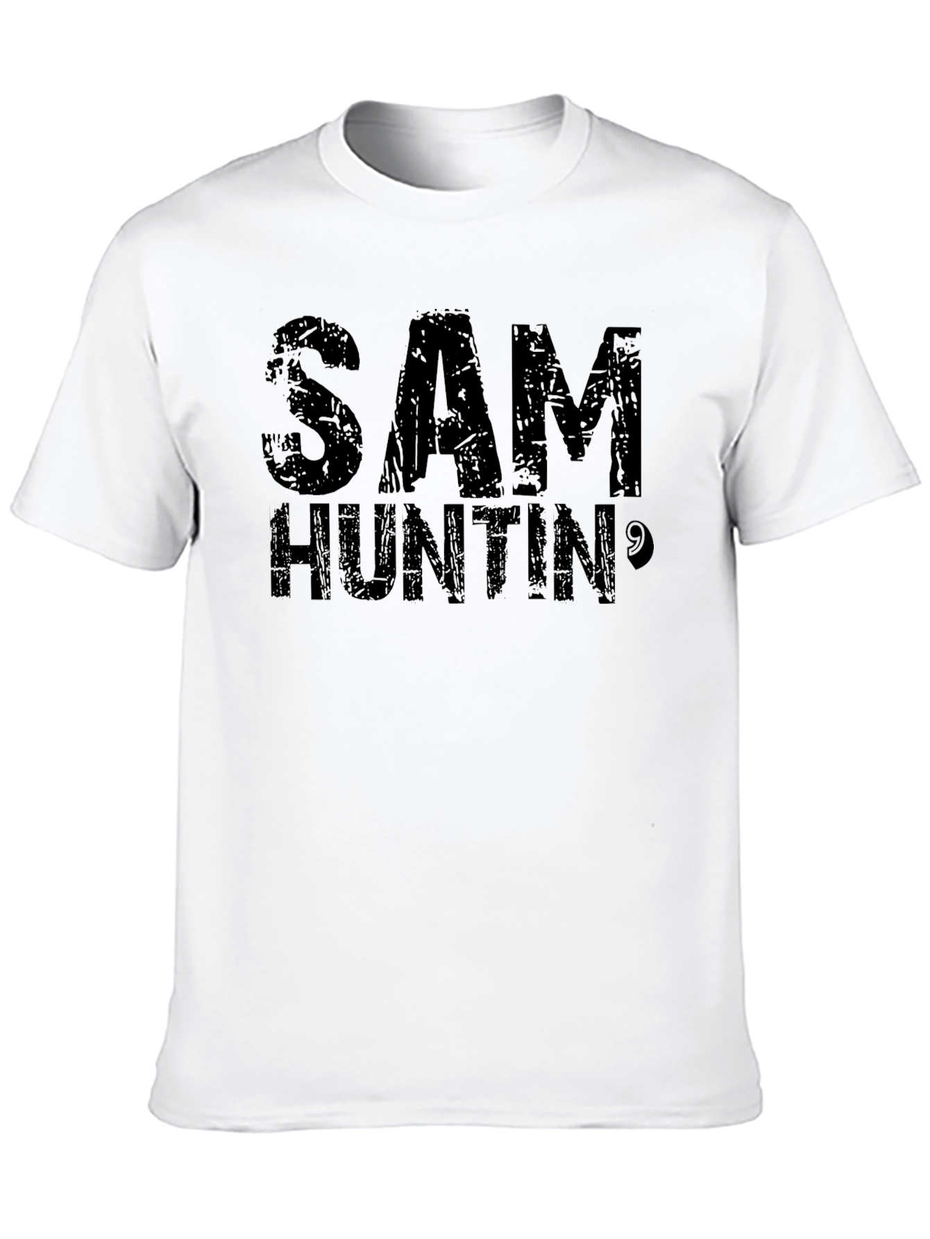 Sam Huntin Black Graphic T-Shirt