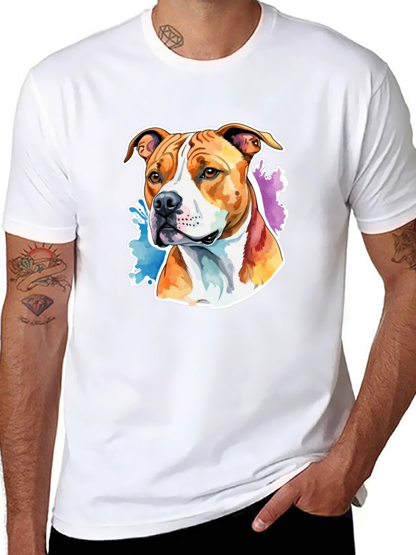Dog Breed Art Graphic T-Shirt
