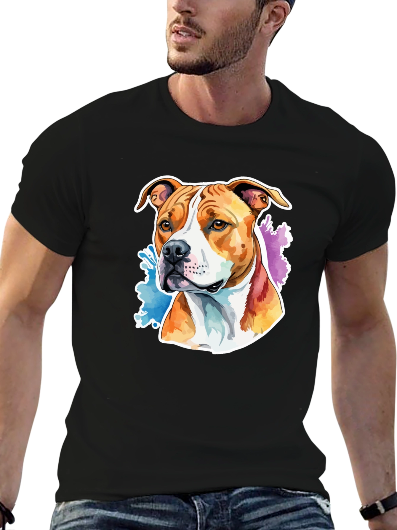 Dog Breed Art Graphic T-Shirt