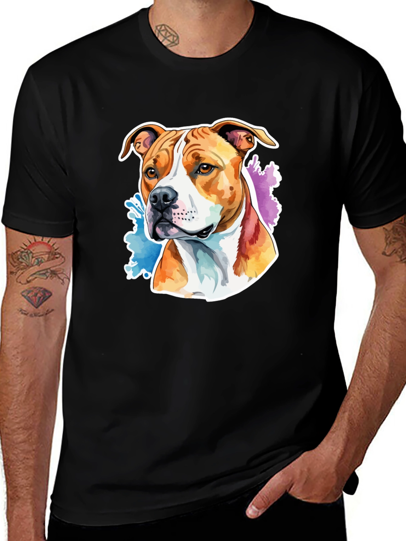 Dog Breed Art Graphic T-Shirt