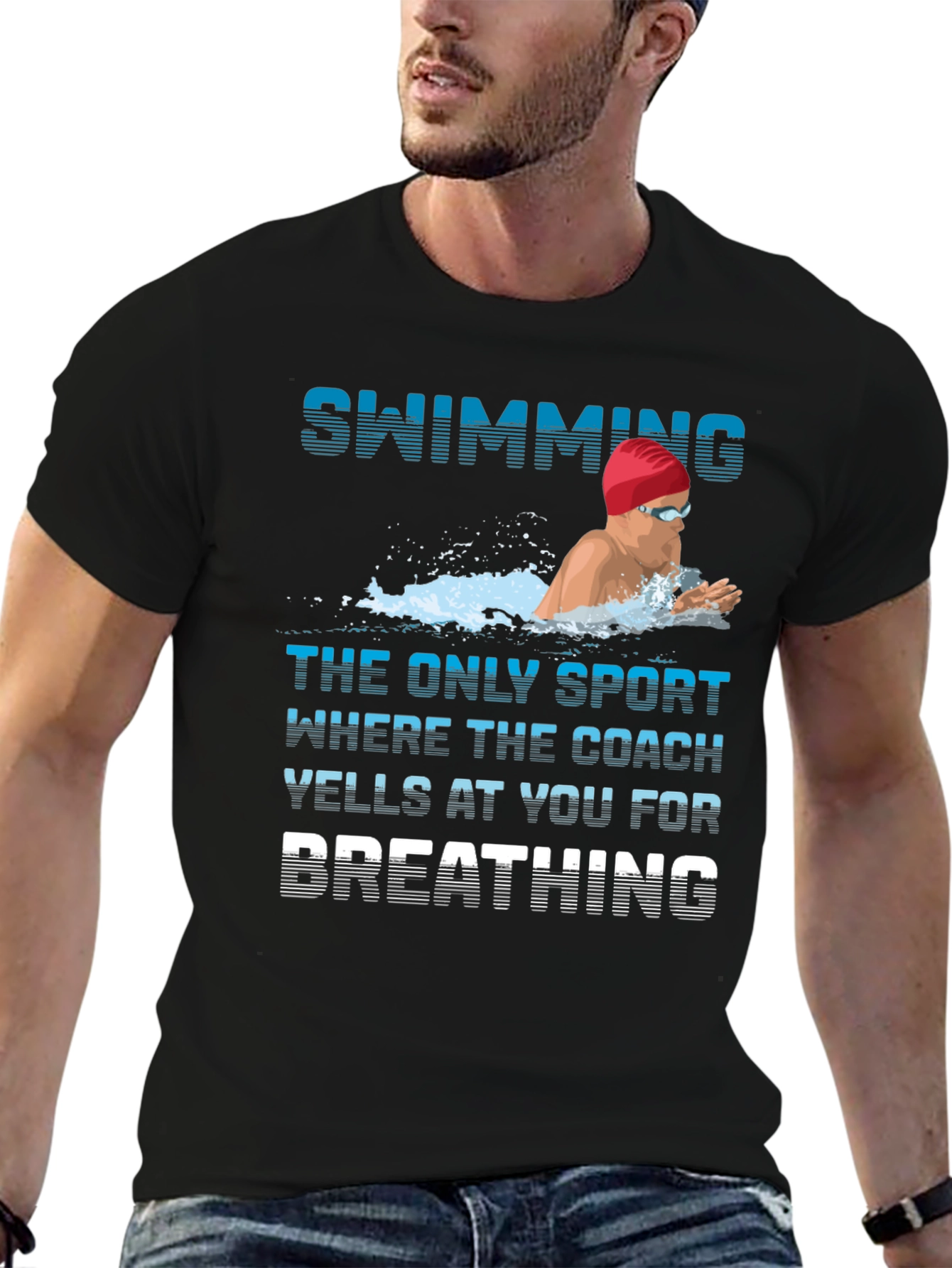 Swimming Coach Humor T-Shirt