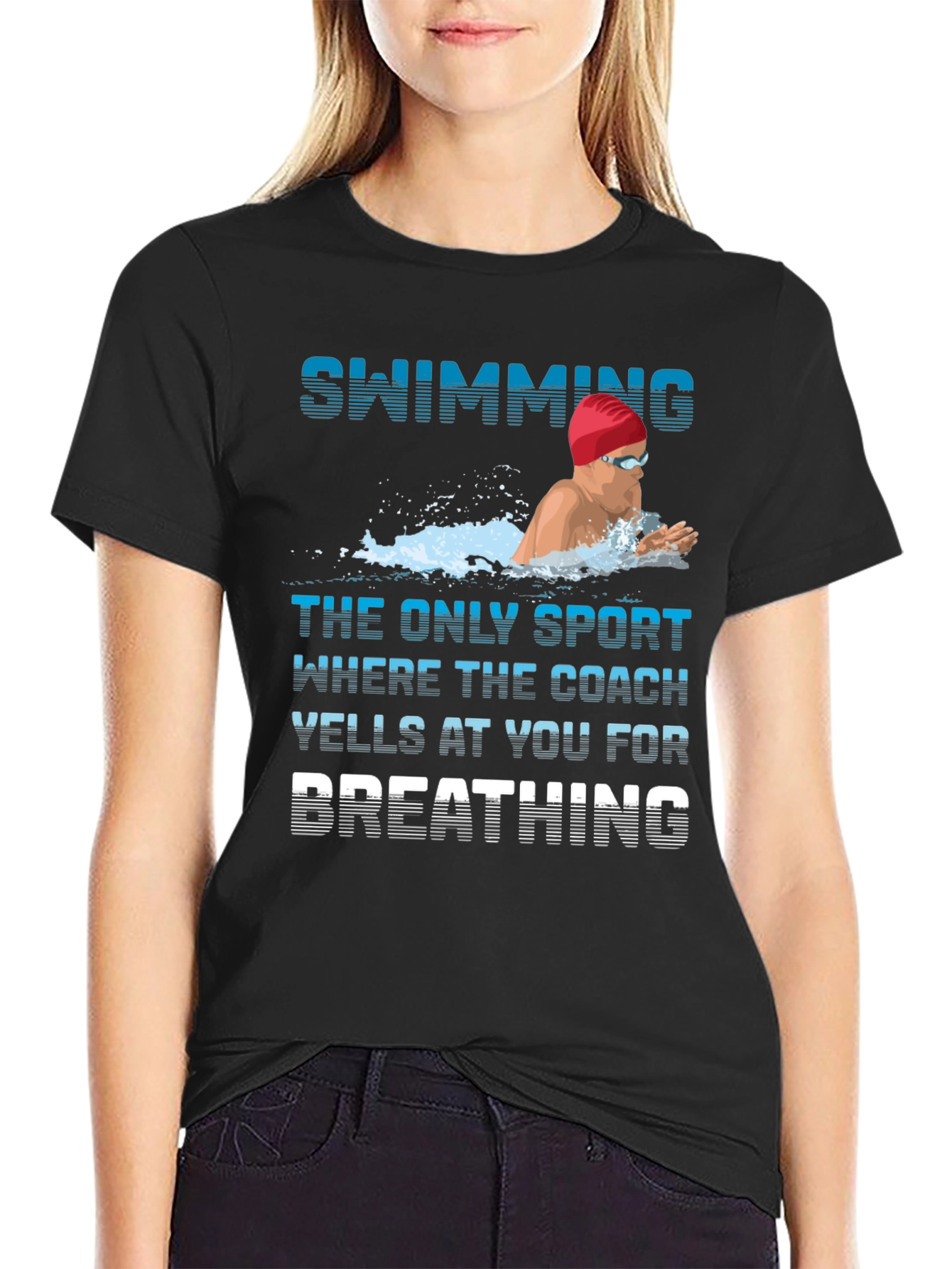 Swimming Coach Humor T-Shirt