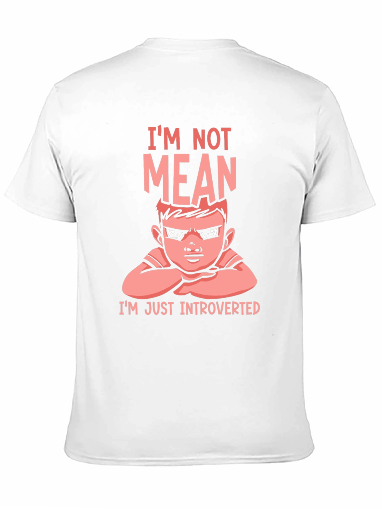 Introverted Graphic Tee - Im Not Mean T-Shirt