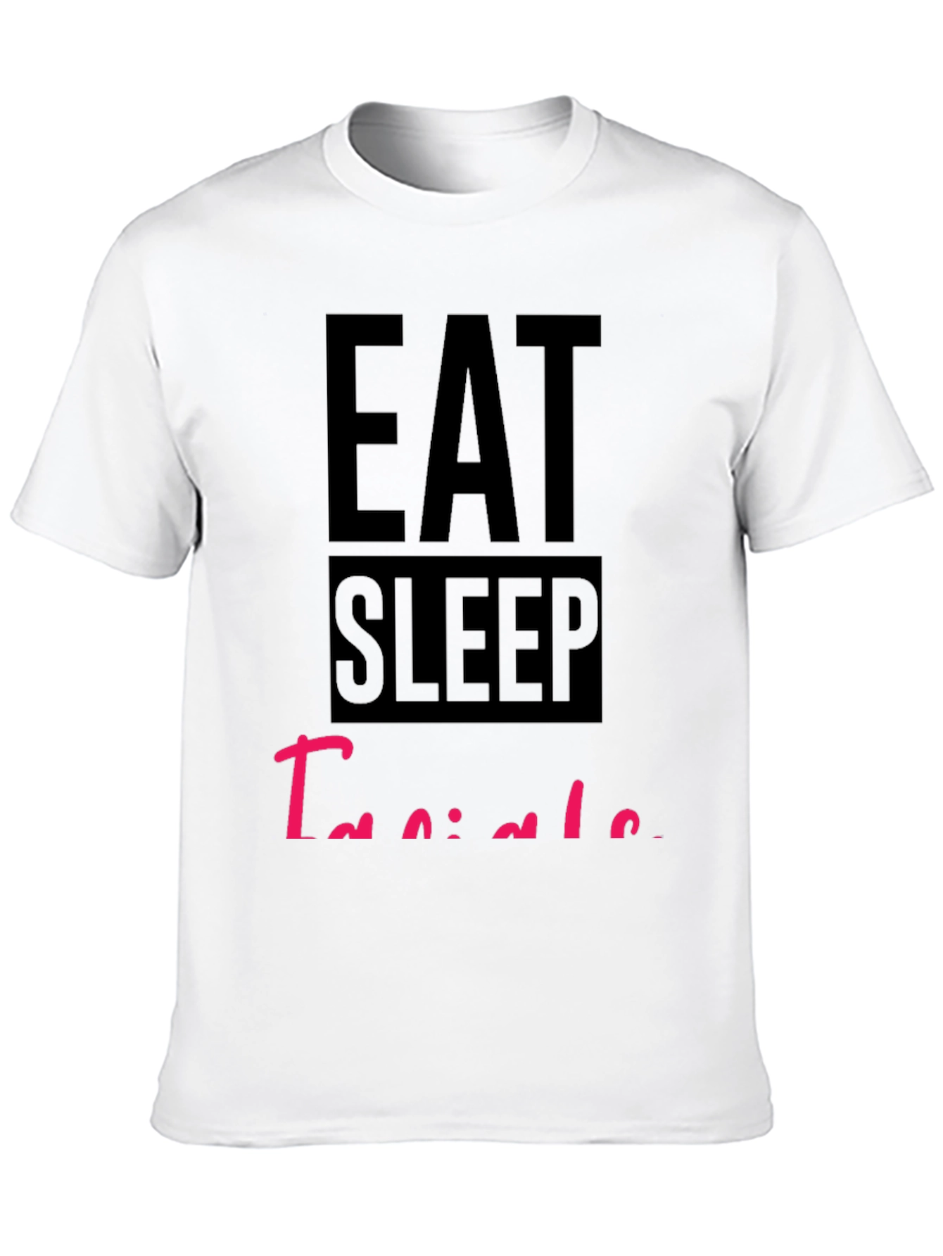 Eat Sleep Tequila Black Graphic Tee
