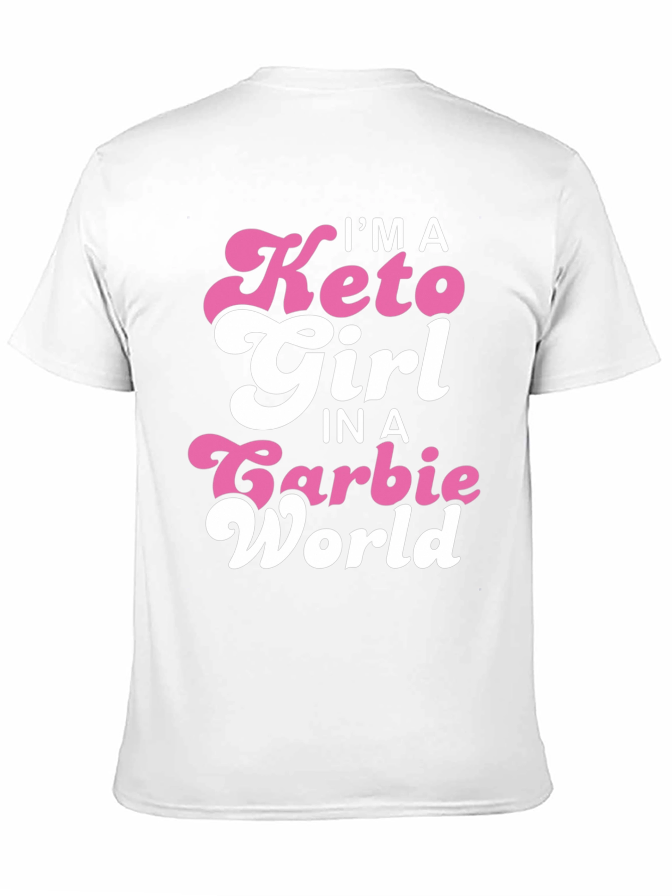 Keto Girl Barbie World Black T-Shirt