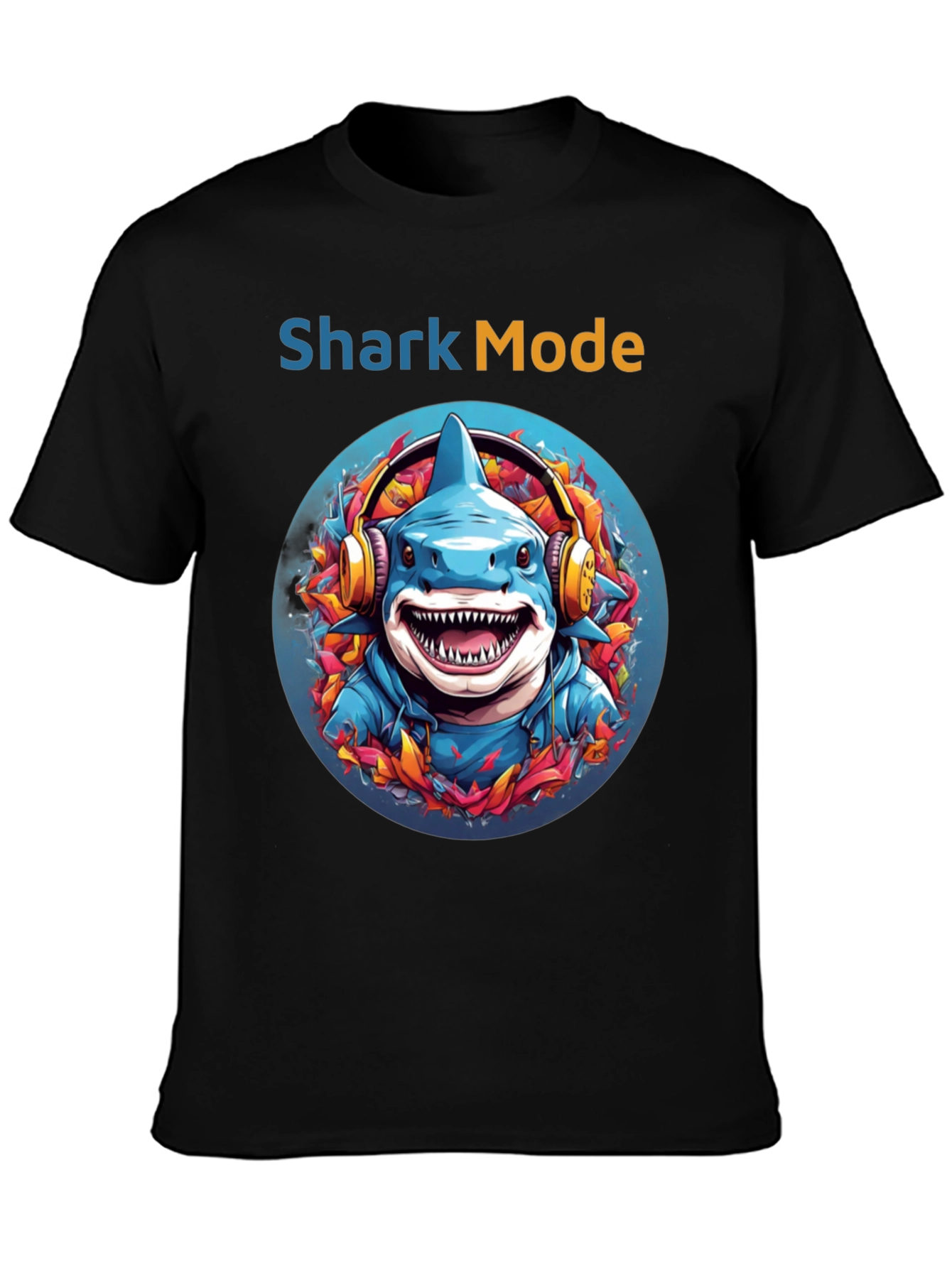 Shark Mode Graphic T-Shirt