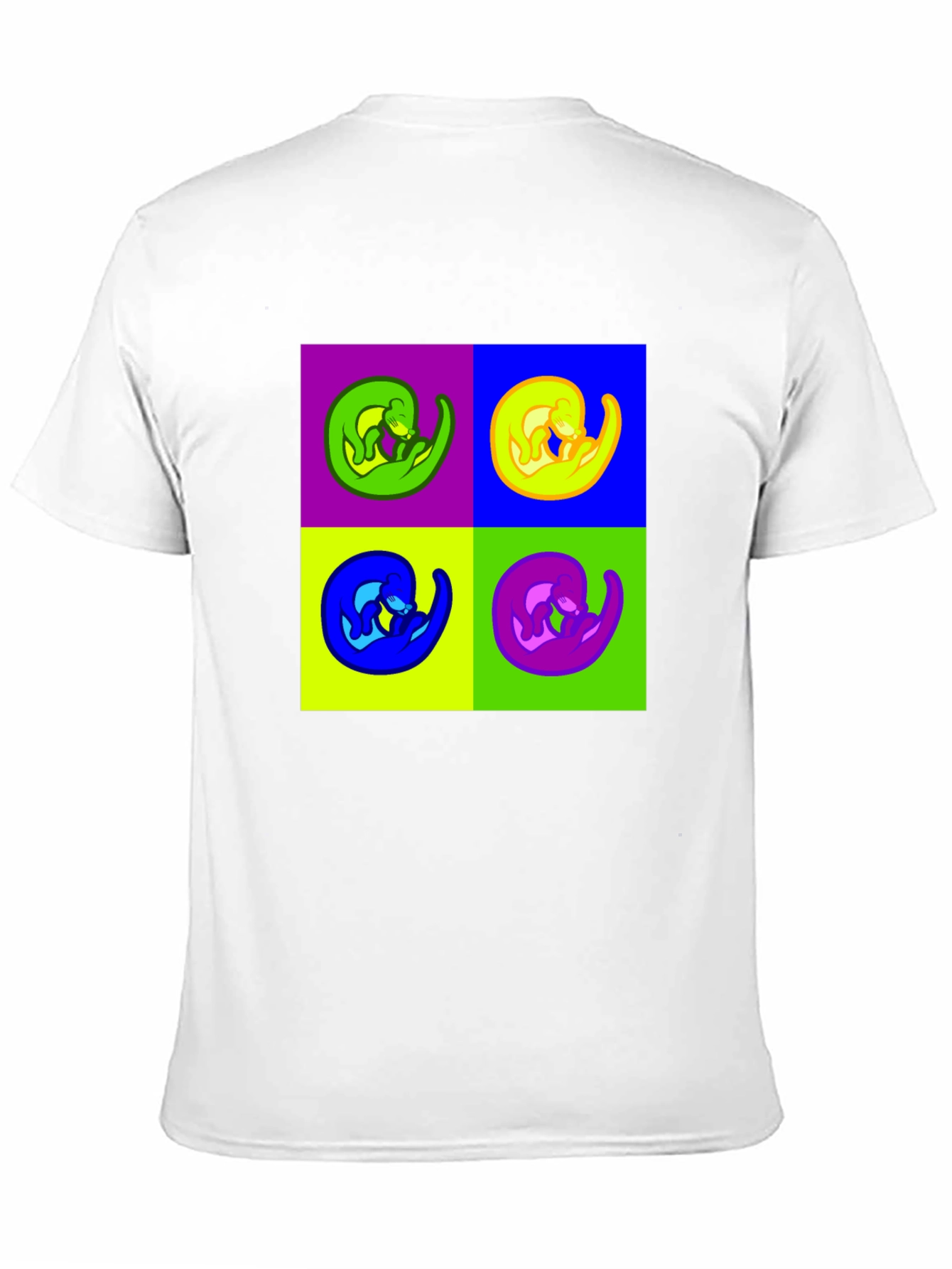 Pop Art Otter Graphic Tee - Quirky & Cool