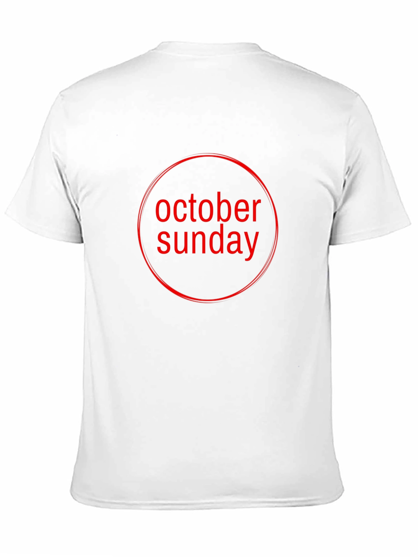 October Sunday Graphic Tee - Black Cotton T-Shirt