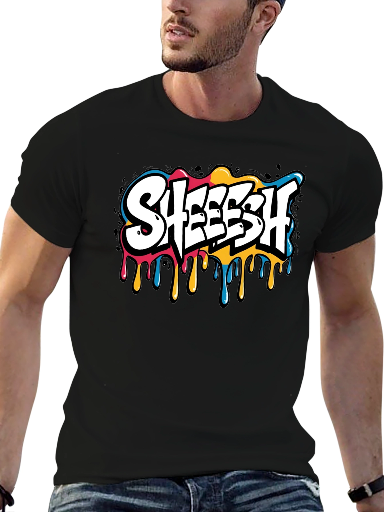 SHEEESH Graphic T-Shirt - Urban Style