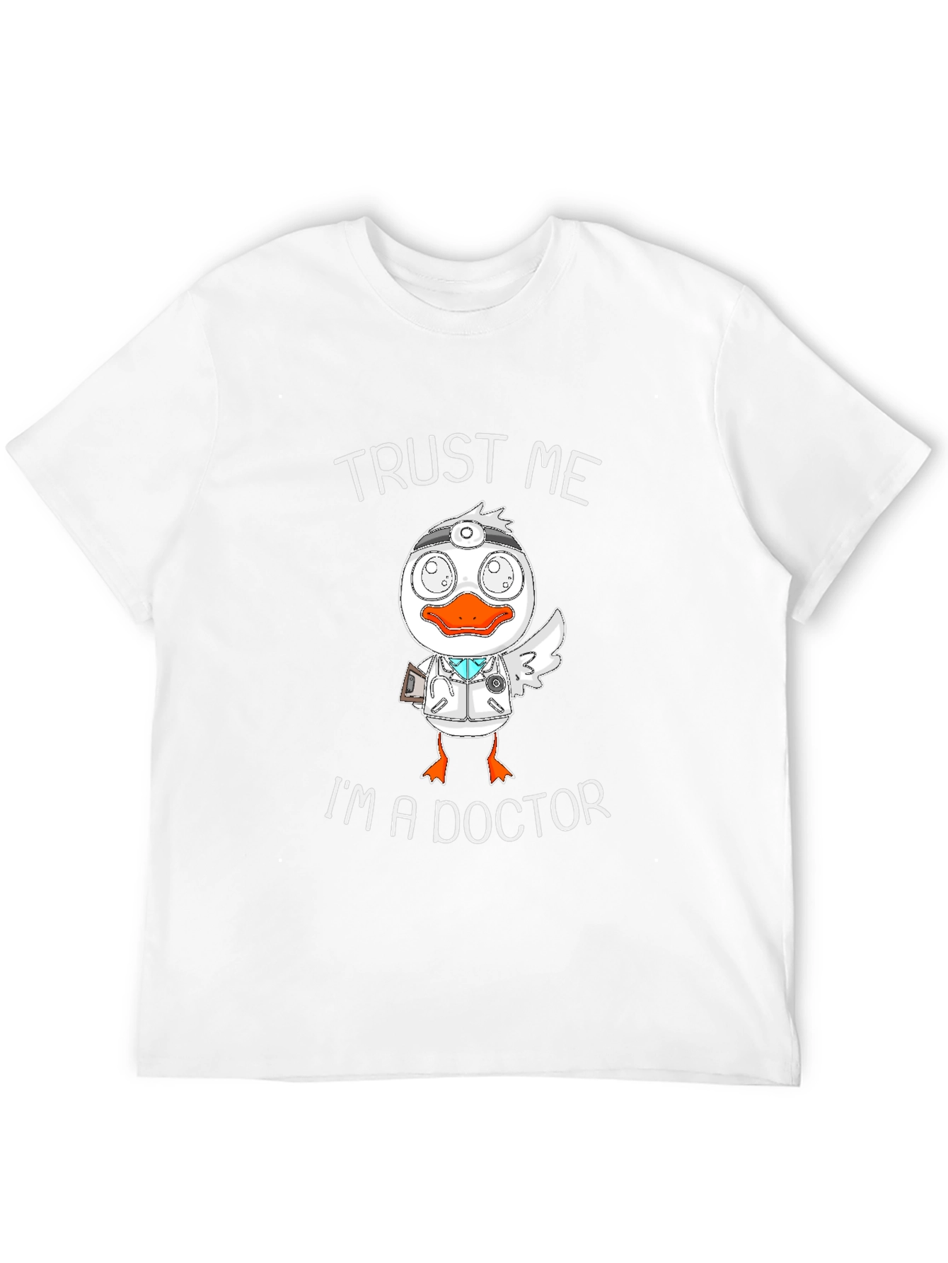 Trust Me Im A Doctor Duck Graphic T-Shirt