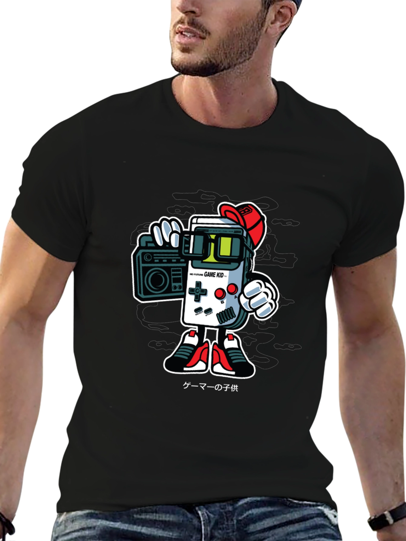 Game Kid T-Shirt - Retro Gaming Style