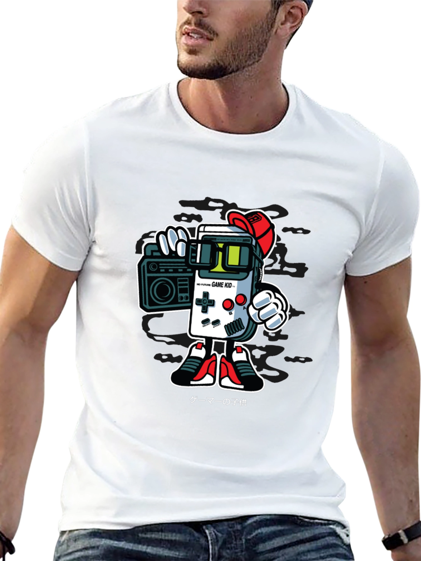 Game Kid T-Shirt - Retro Gaming Style