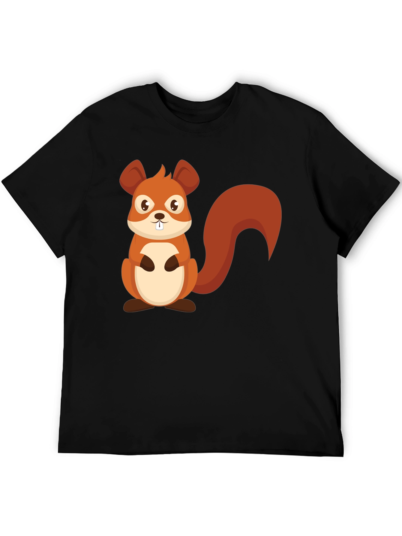 Squirrel Graphic Tee - Cute Cartoon Design