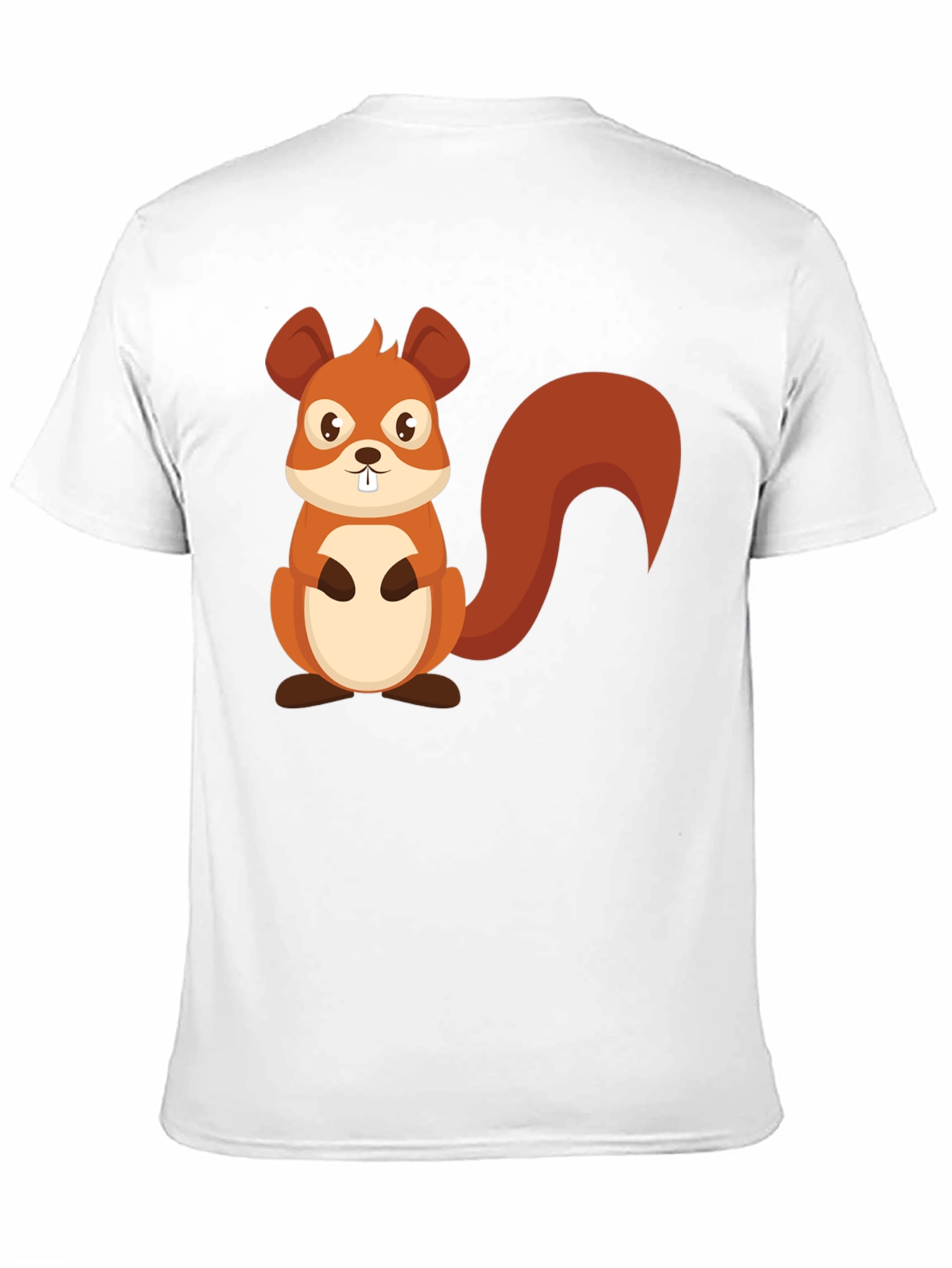 Squirrel Graphic Tee - Cute Cartoon Design