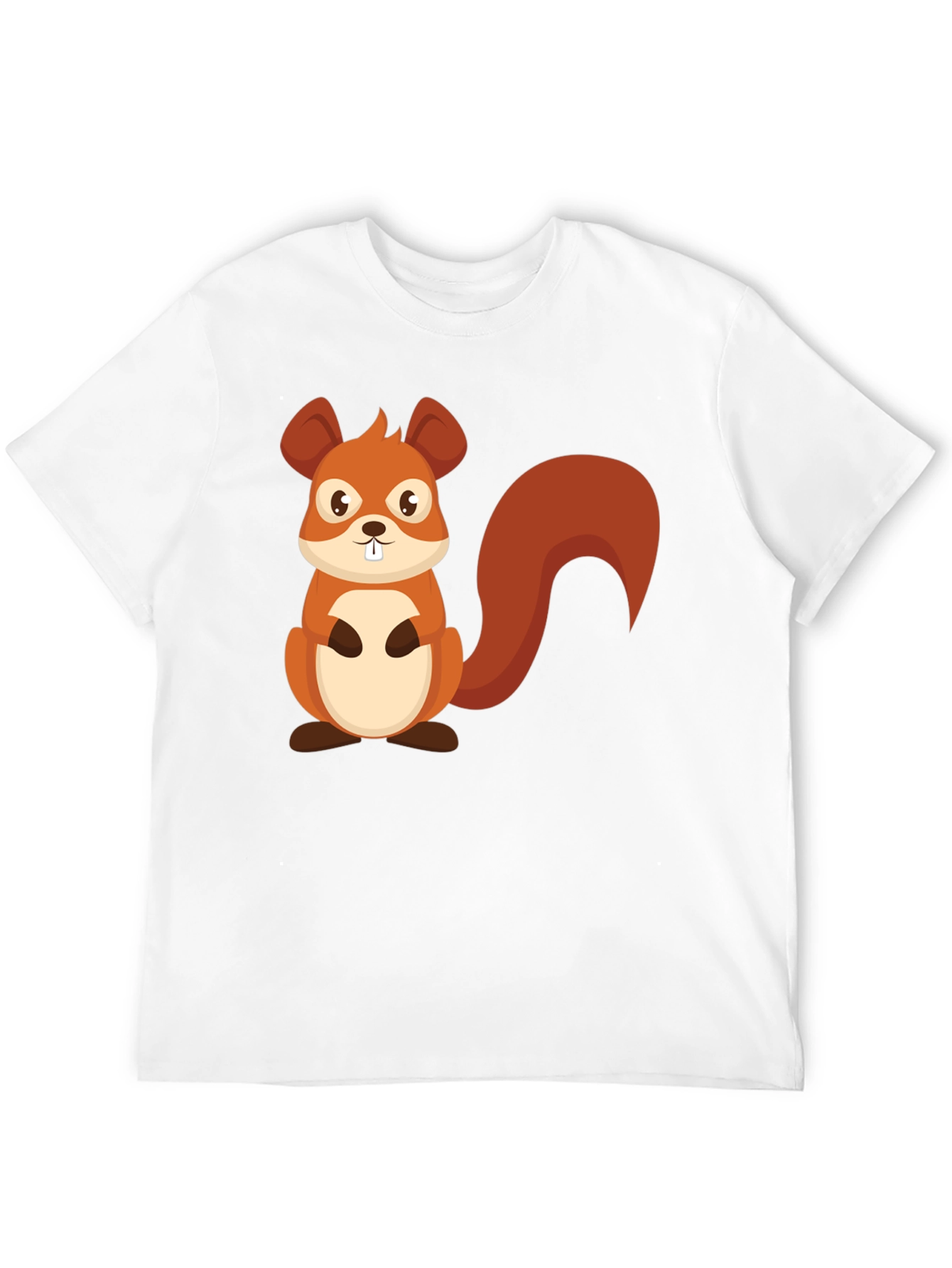 Squirrel Graphic Tee - Cute Cartoon Design