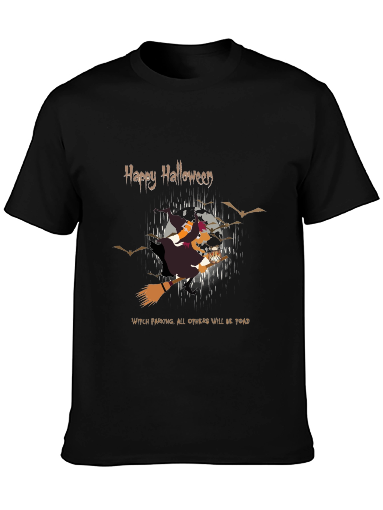 Happy Halloween Witch Parking T-Shirt