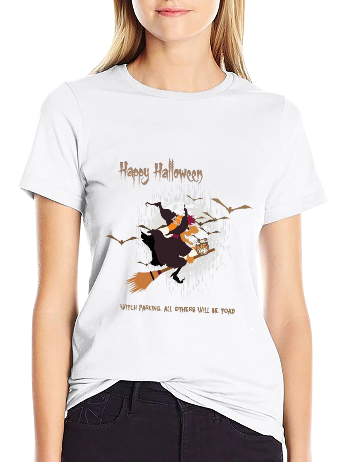 Happy Halloween Witch Parking T-Shirt