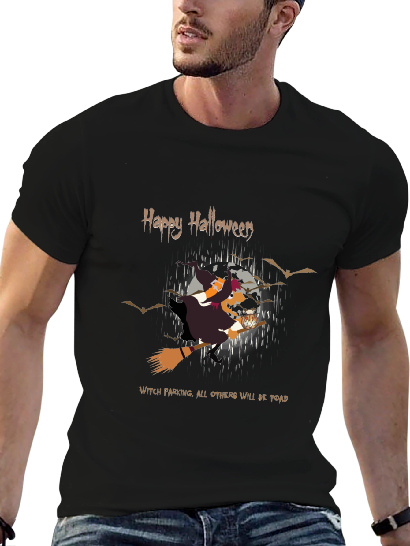Happy Halloween Witch Parking T-Shirt