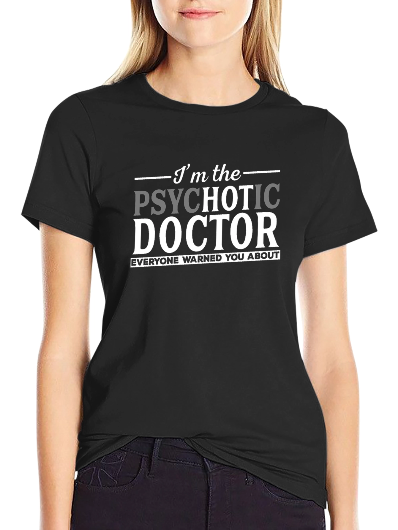 Psychotic Doctor Novelty Graphic T-Shirt