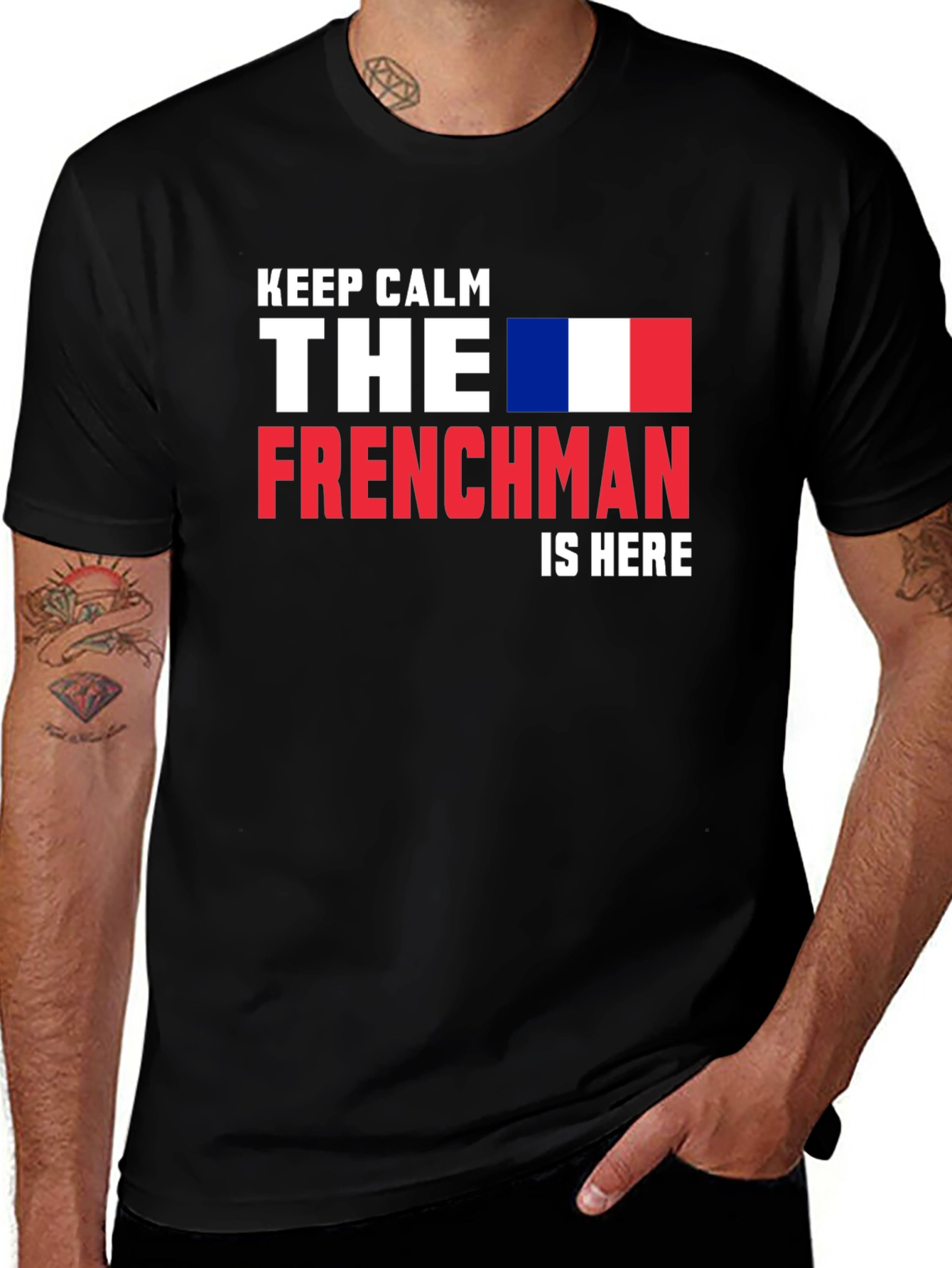 Keep Calm Frenchman is Here Tee
