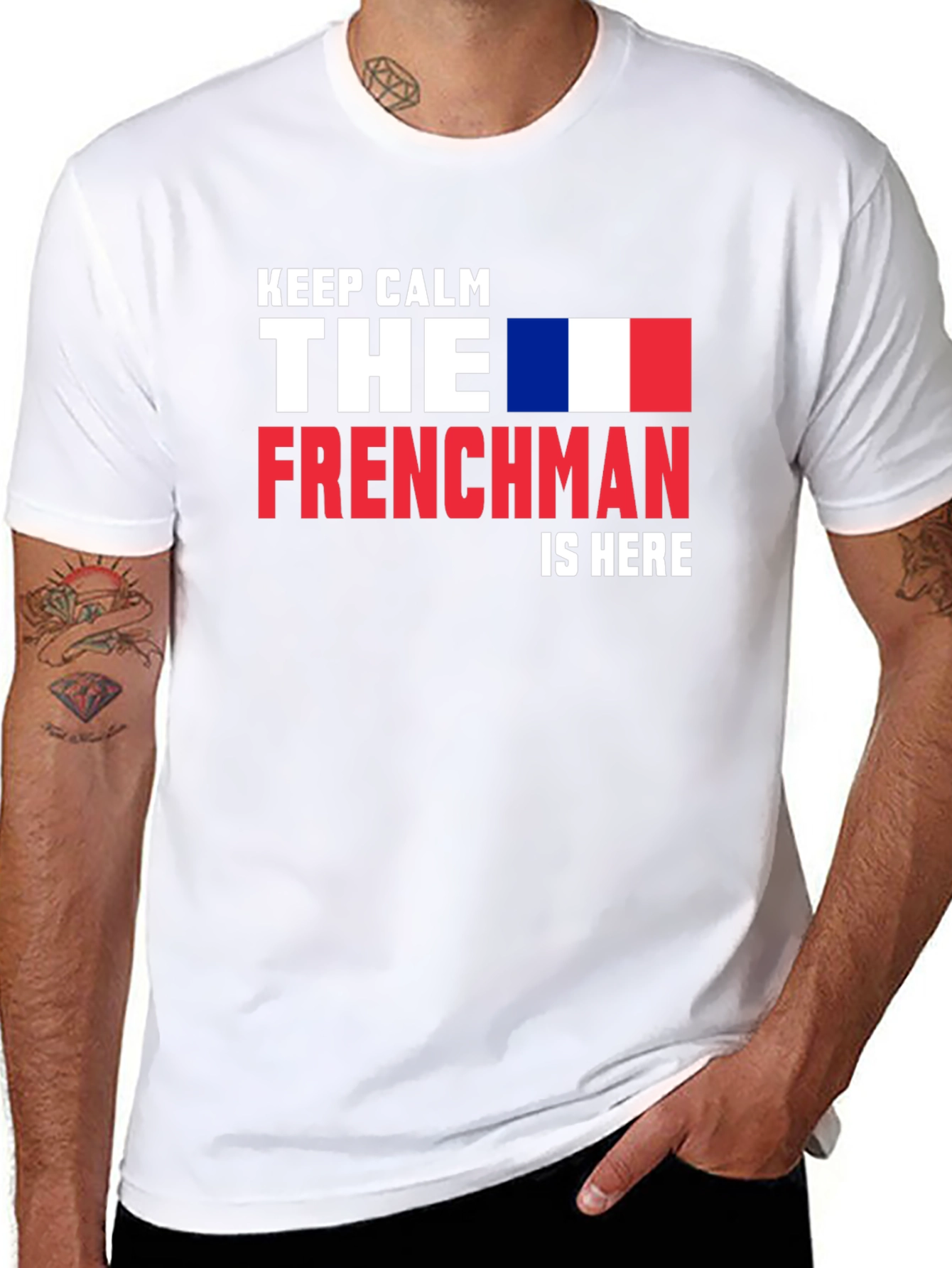 Keep Calm Frenchman is Here Tee