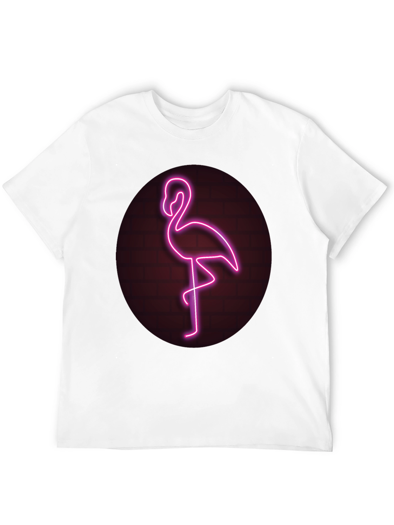 Neon Flamingo Graphic Tee - Cool & Stylish