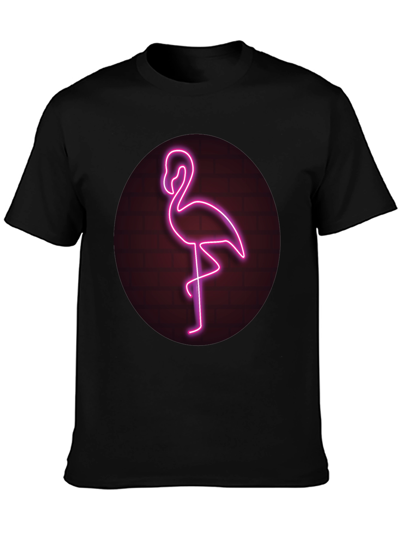 Neon Flamingo Graphic Tee - Cool & Stylish