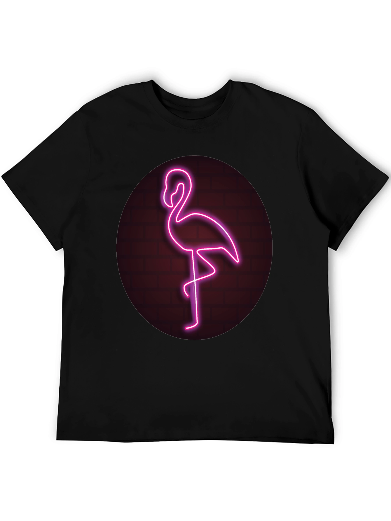 Neon Flamingo Graphic Tee - Cool & Stylish