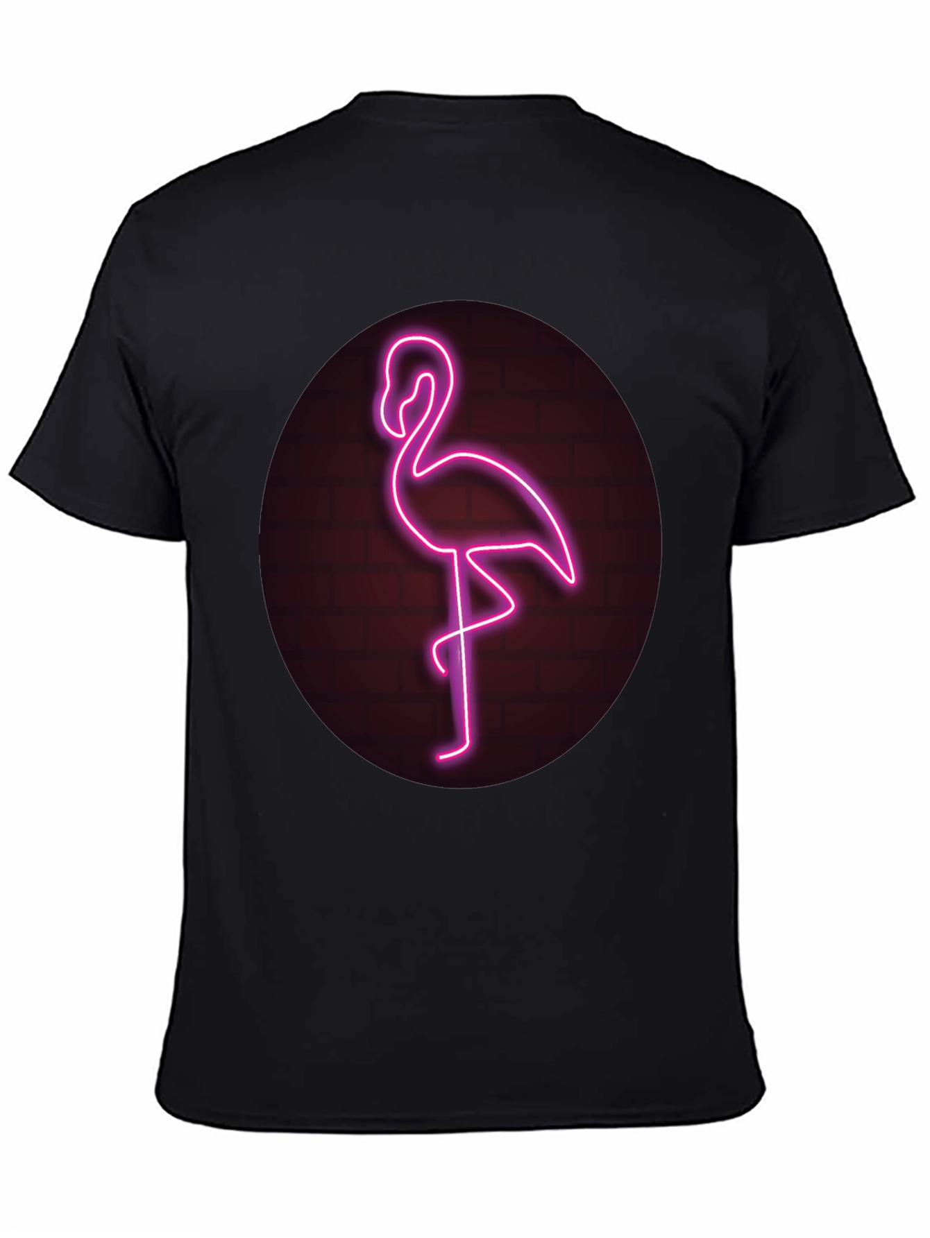 Neon Flamingo Graphic Tee - Cool & Stylish