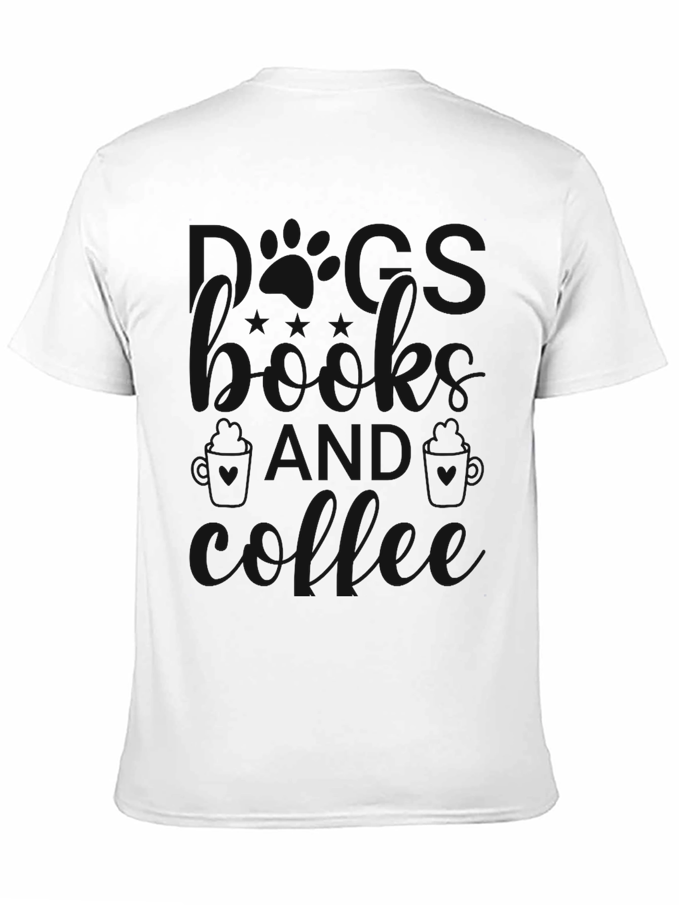 Mens Sunshine & Coffee Black Graphic T-Shirt