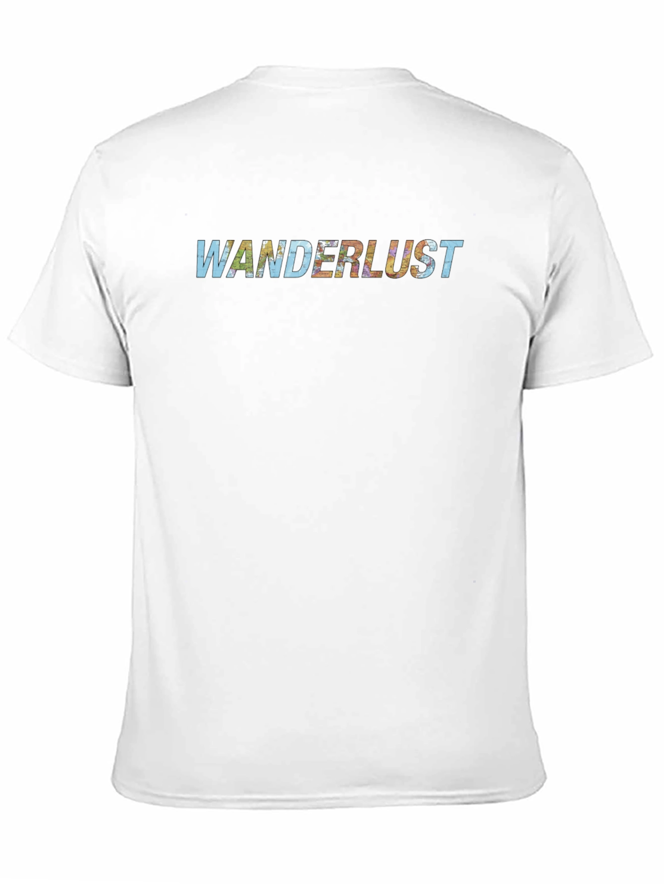 Wanderlust Graphic Tee - Black Cotton T-Shirt