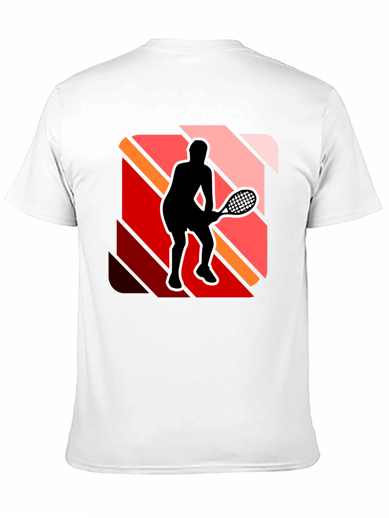 Retro Squash Player Graphic Tee