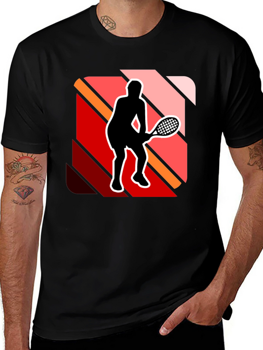 Retro Squash Player Graphic Tee