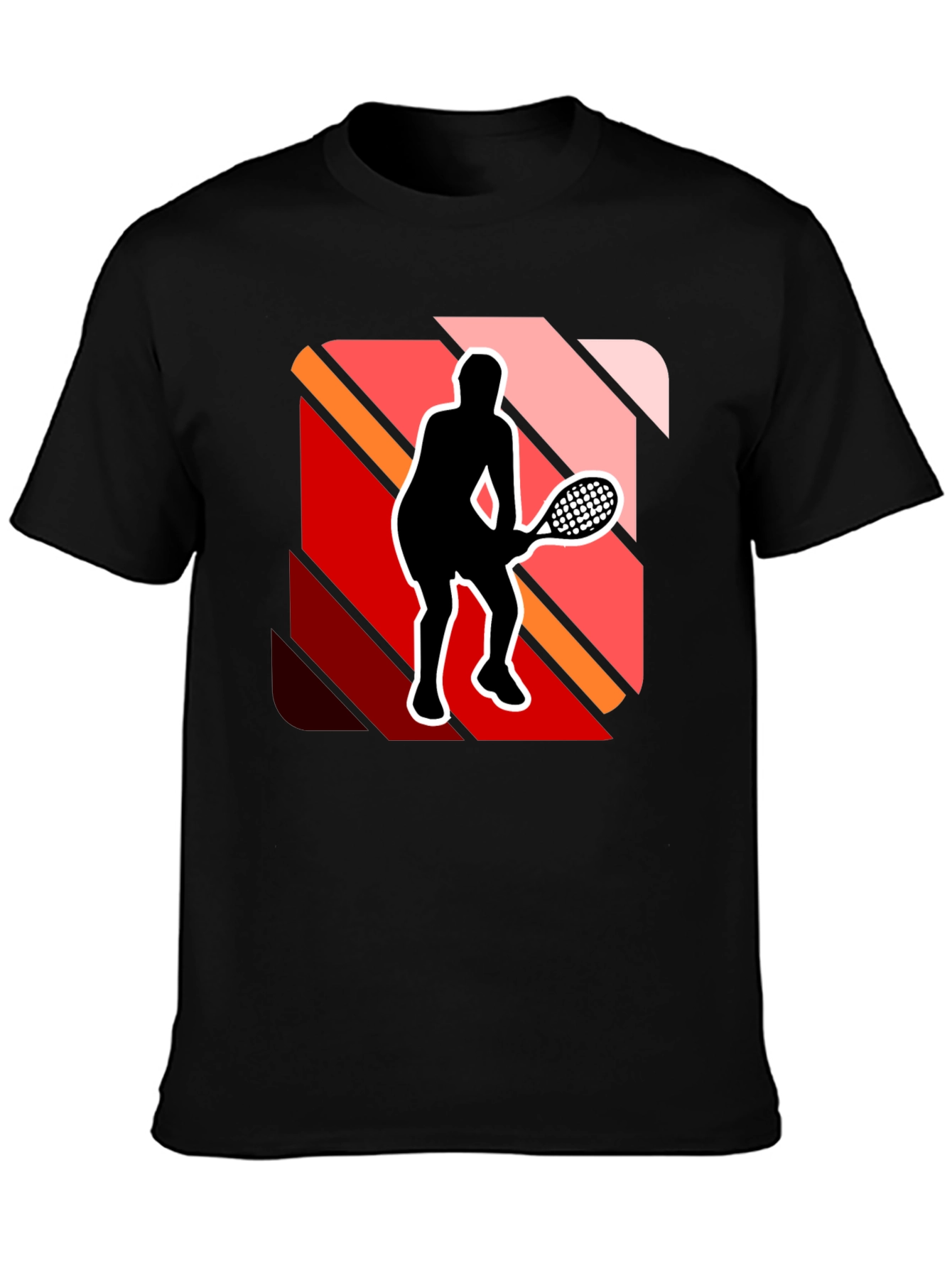 Retro Squash Player Graphic Tee