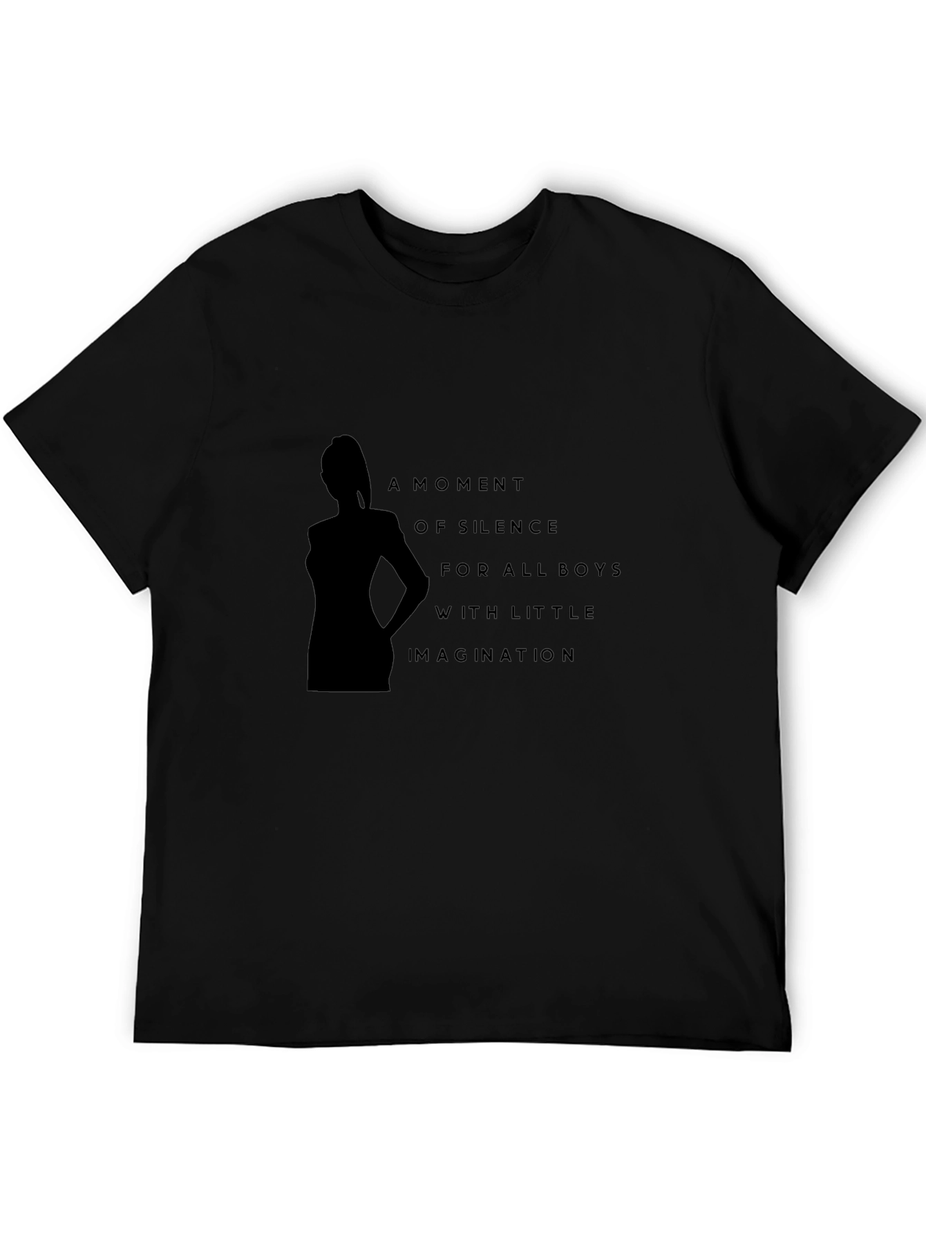 Humorous Moment of Silence Graphic T-Shirt