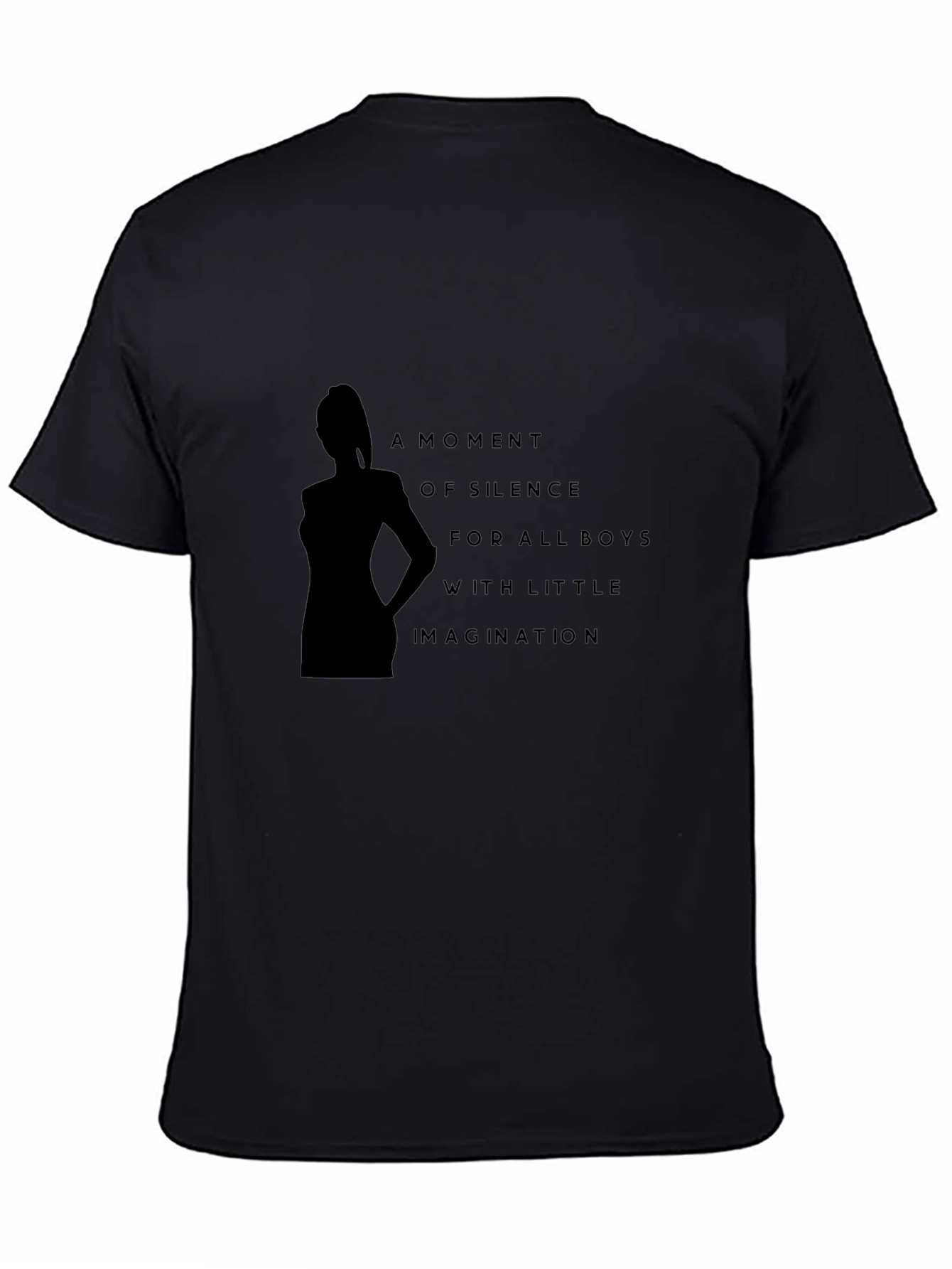 Humorous Moment of Silence Graphic T-Shirt