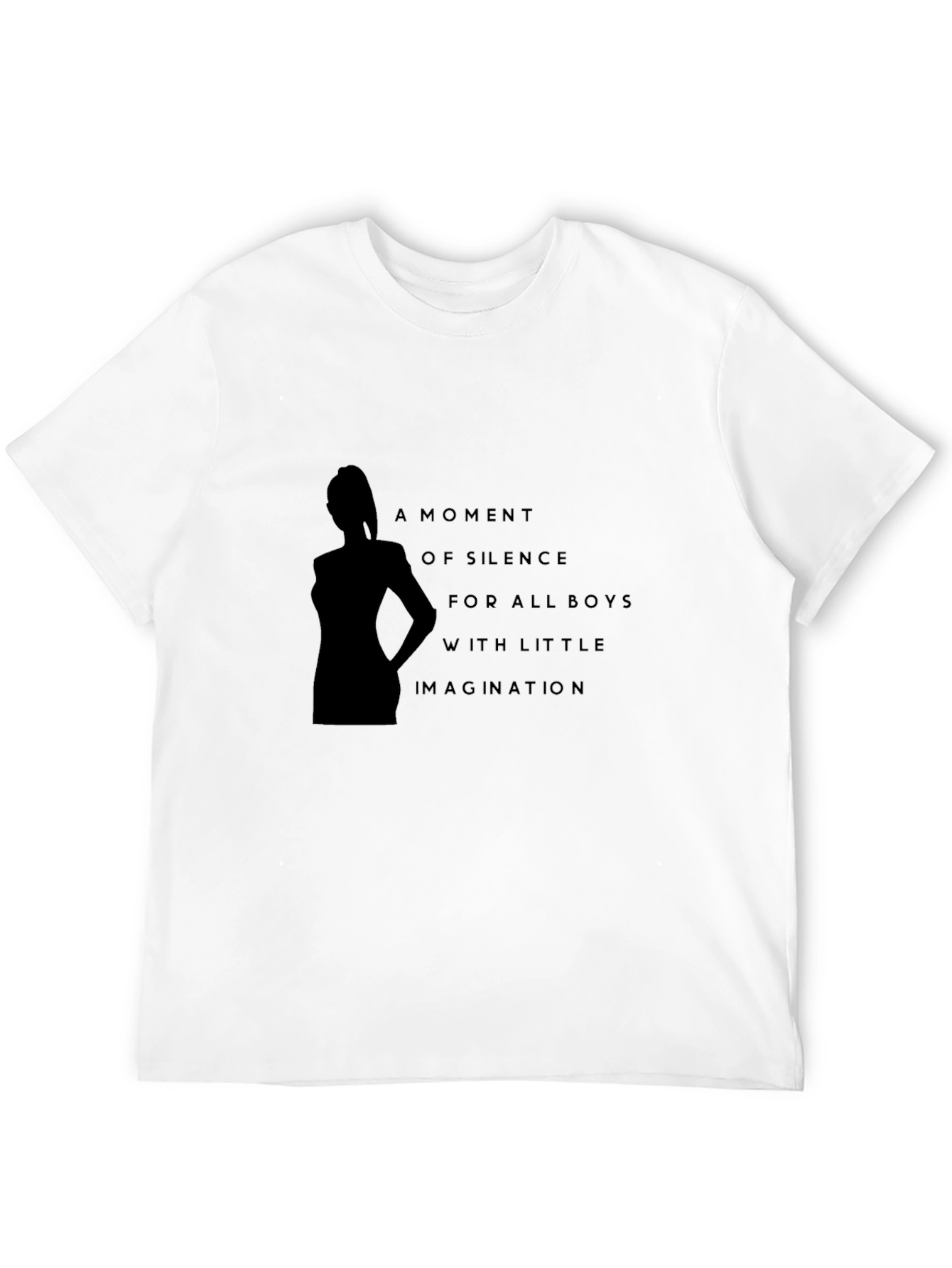 Humorous Moment of Silence Graphic T-Shirt