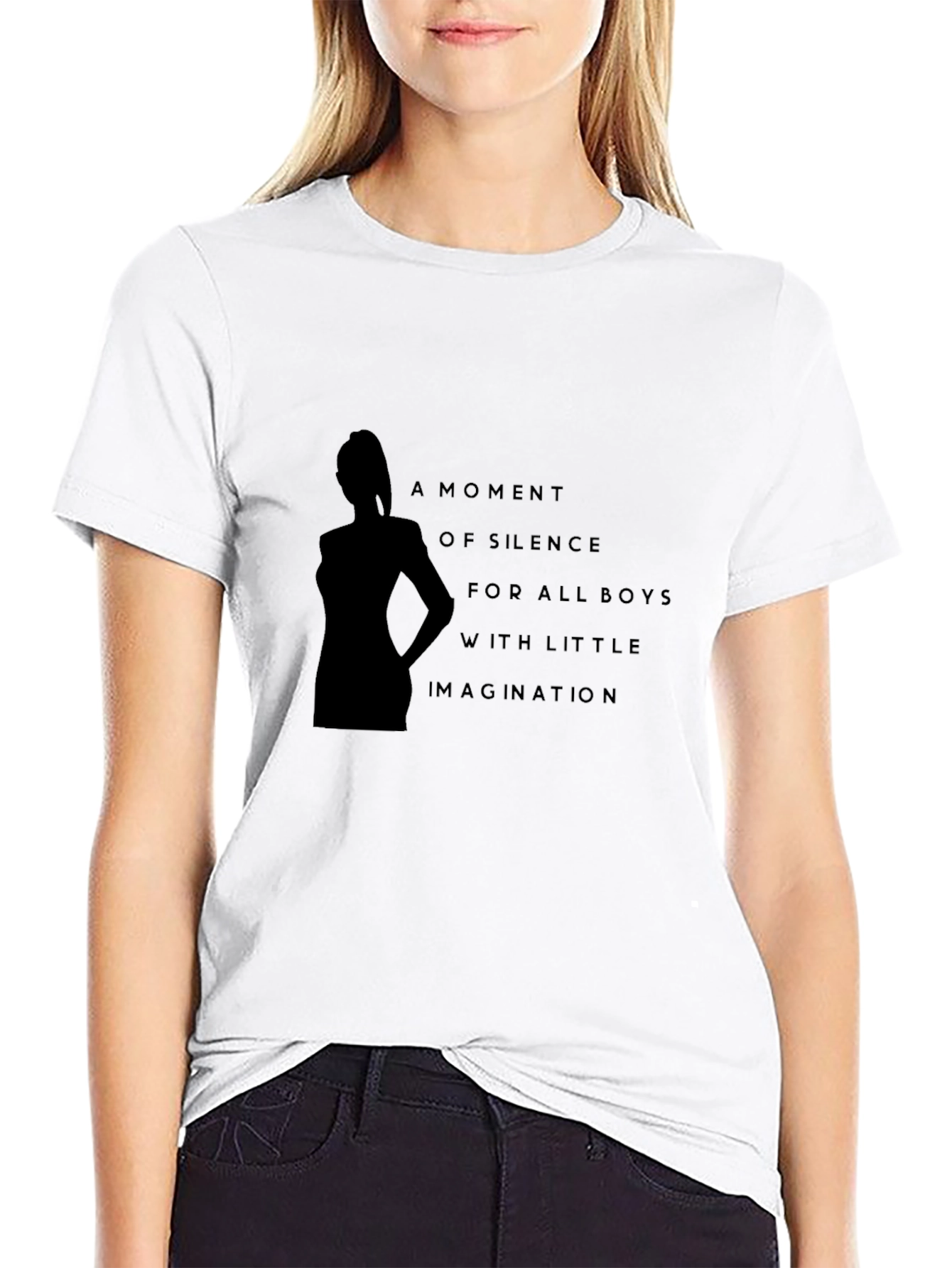 Humorous Moment of Silence Graphic T-Shirt