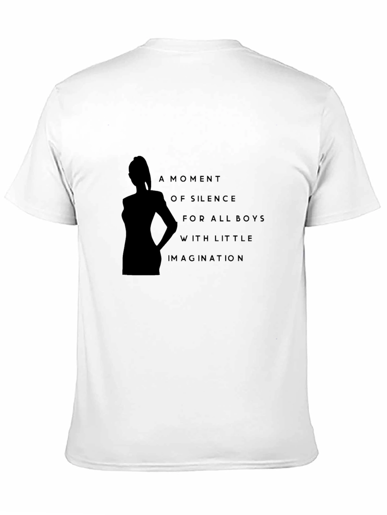Humorous Moment of Silence Graphic T-Shirt